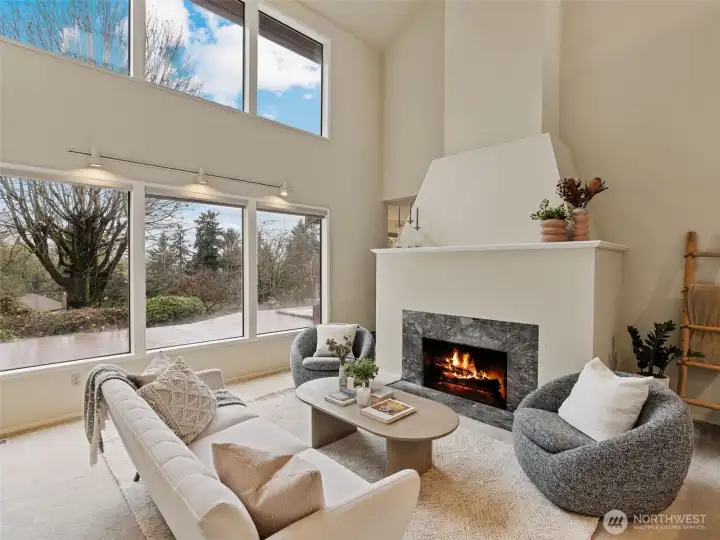 Living Room Fireplace  6008 Indian Trail NE, Tacoma, WA 98422