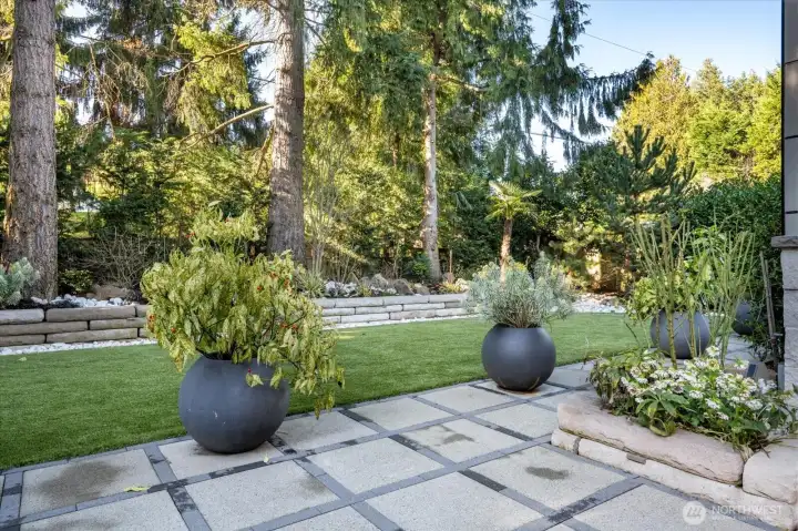 It’s a beautiful yard fully fenced with turf