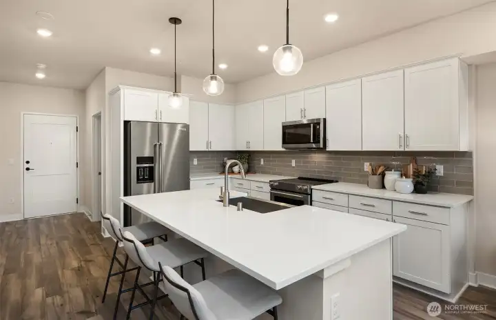 Photo represents model home not actual unit.