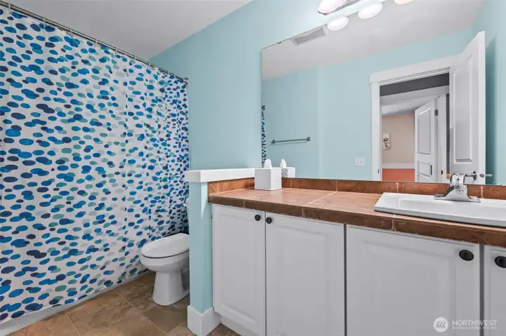 upstairs hallway bathroom