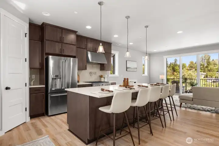 Photographs are for illustrative purposes only. Features, finishes, interior/exterior colors, landscaping and floorplan shown may vary from actual homes built
