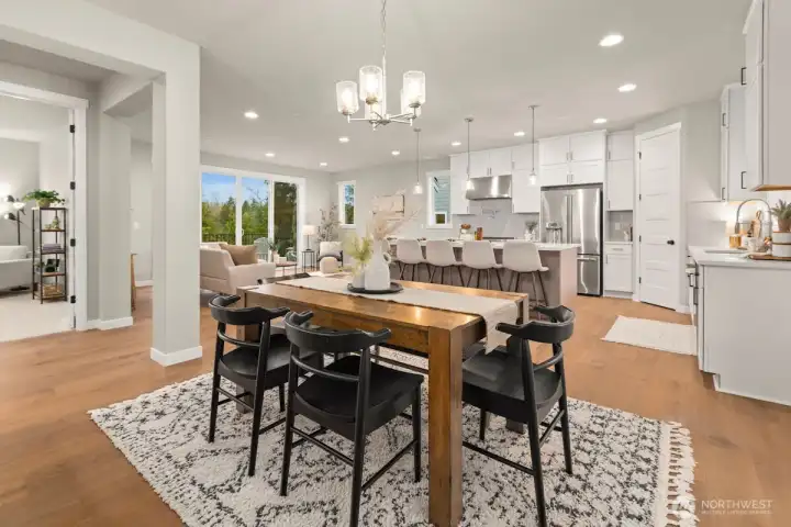 Photographs are for illustrative purposes only. Features, finishes, interior/exterior colors, landscaping and floorplan shown may vary from actual homes built