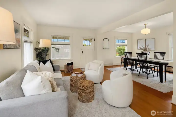 Big great room feel.