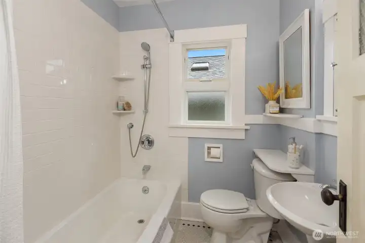 Remodeled bathroom by JAS.