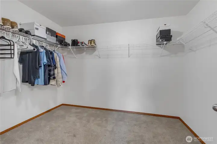 Primary Bedroom walk-in closet
