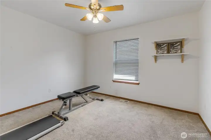 1st guest bedroom with walk-in closet