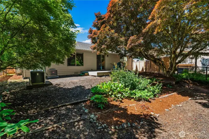 Low maintenance backyard? "Yes, please!" No lawn to mow...but it could certainly be added if desired. Low maintenance backyard? "Yes, please!" No lawn to mow...but it could certainly be added if desired.