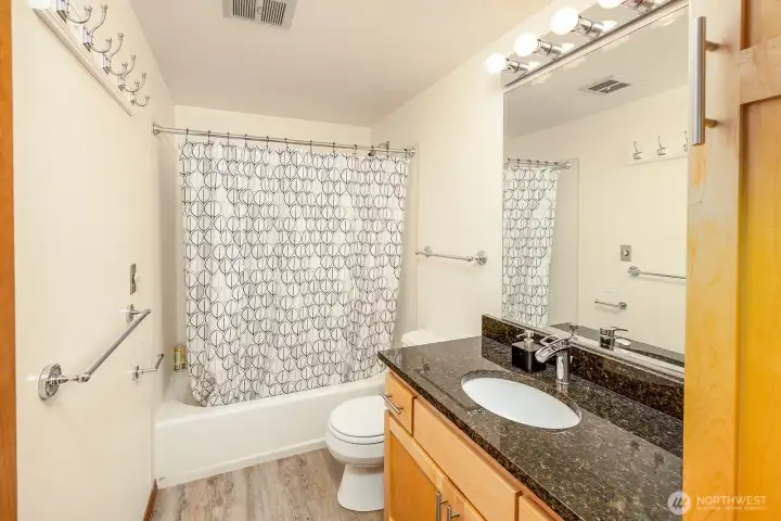 Full bath on main floor.
