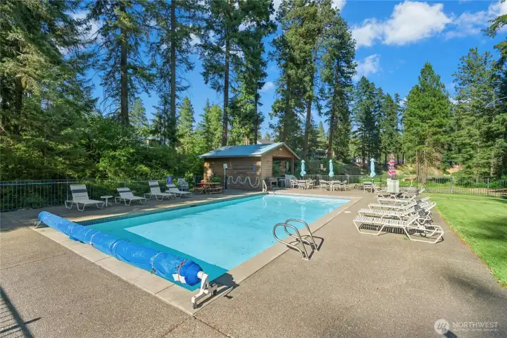 Summer days are well spent around the sparkling in-ground pool and charming pool house. Summer days are well spent around the sparkling in-ground pool and charming pool house.