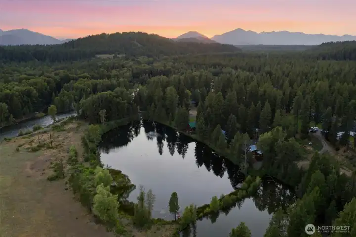 As evening settles in, the lake reflects the colors of the sky, creating a truly unforgettable setting. As evening settles in, the lake reflects the colors of the sky, creating a truly unforgettable setting.