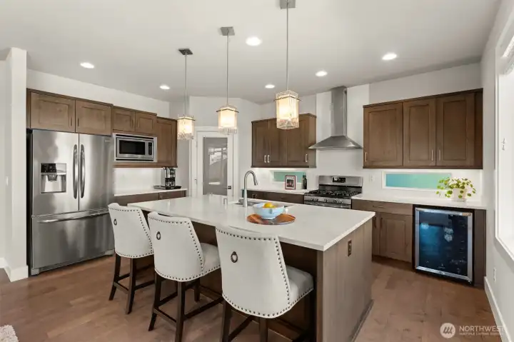This kitchen features Premium Frigidaire Gallery appliances. This kitchen features Premium Frigidaire Gallery appliances.