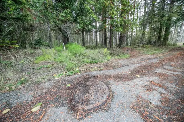 Sewer Main close to property corner