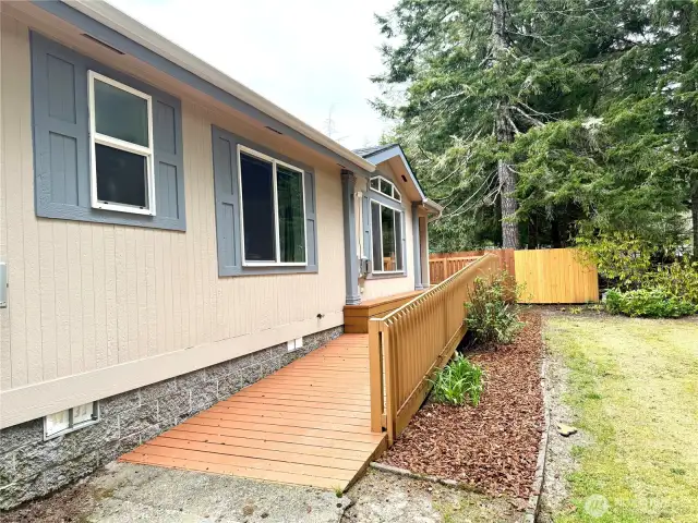 easy access to the home
