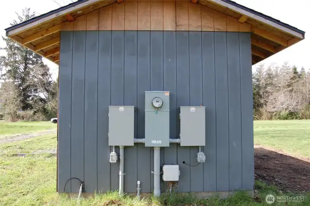 Shed - electricity meter for property