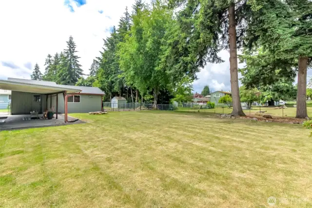 Between the large front and back yard, you will be grateful for this .26 acre lot with room to spread out!