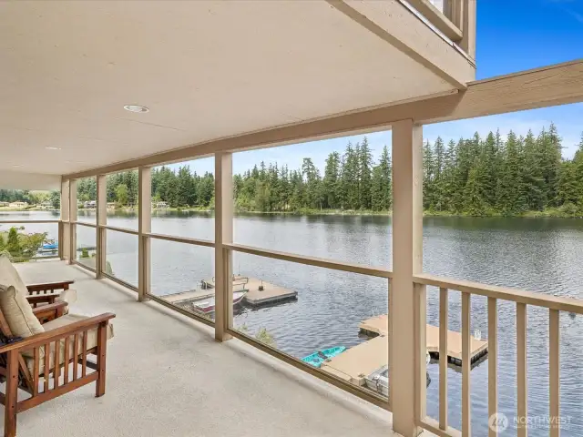 Enjoy the view on your 2nd covered Deck.