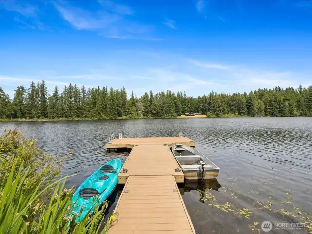 Step out onto your Dock, launch your Kayak or Boat, Fish, Swim, Paddle-Board - enjoy all that lake life has to offer!