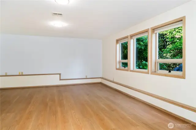 Empty ADU living area