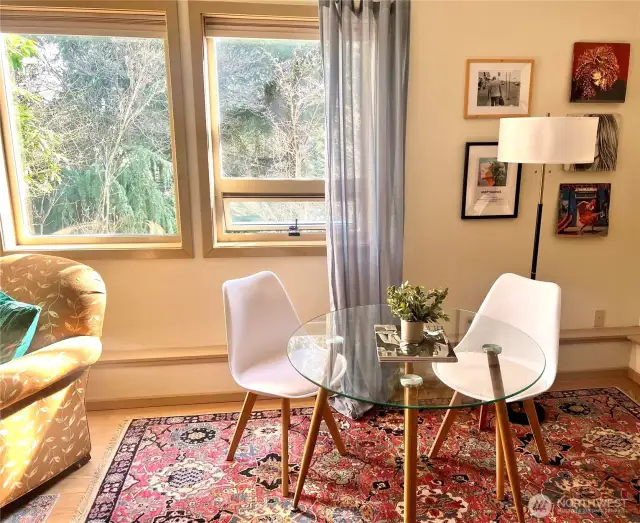 ADU living room area with furniture