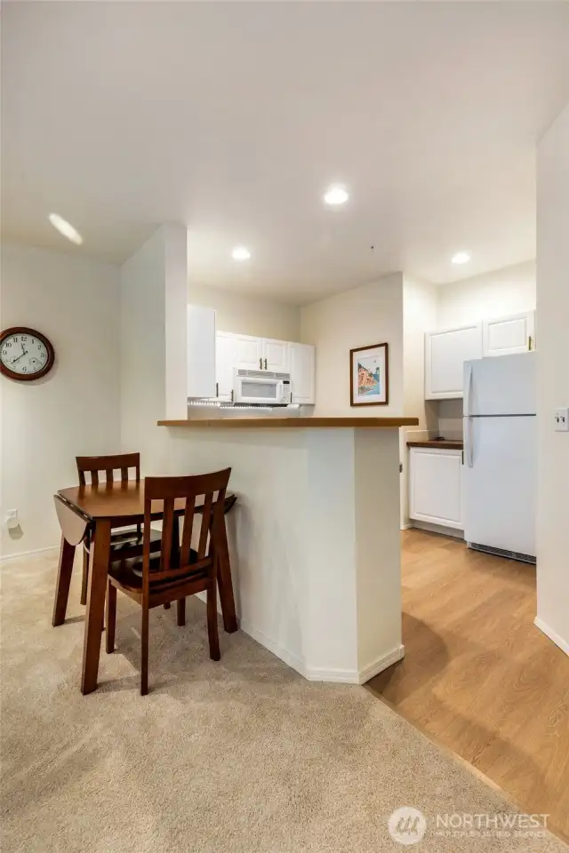 Great kitchen to entertain from.
