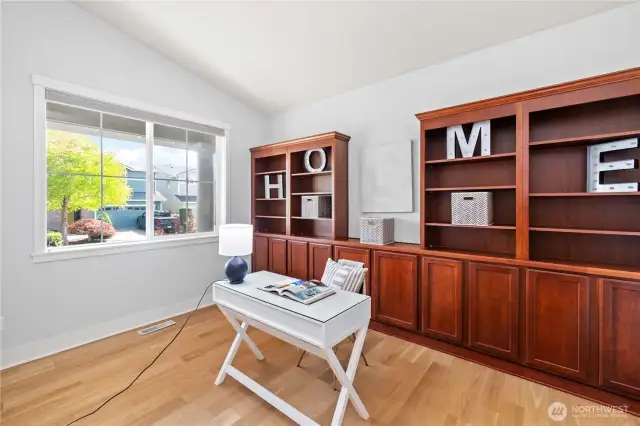 Main Floor Office With Built-Ins