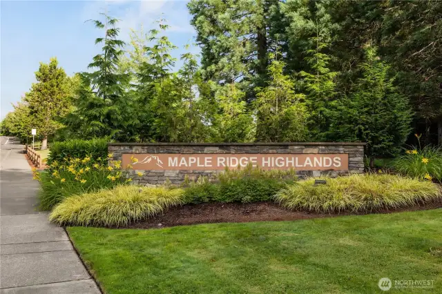 Welcome To Maple Ridge Highlands