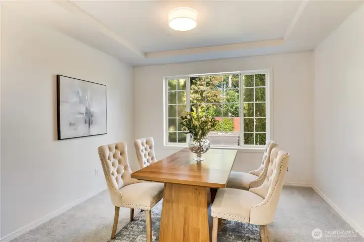 A dining room designed to flex—perfect for meals, entertaining, or multi-use needs