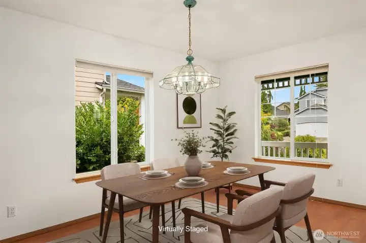 Dining Room w a View