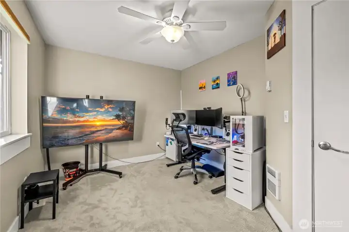 The second bedroom can easily double as a private home office or workspace. It’s also perfect as a guest room or additional bedroom for family members.