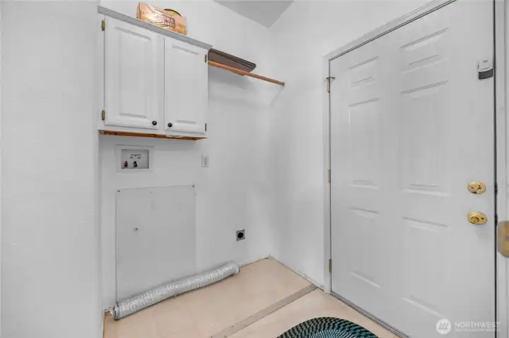 Back door Mud Room / Laundry Room.