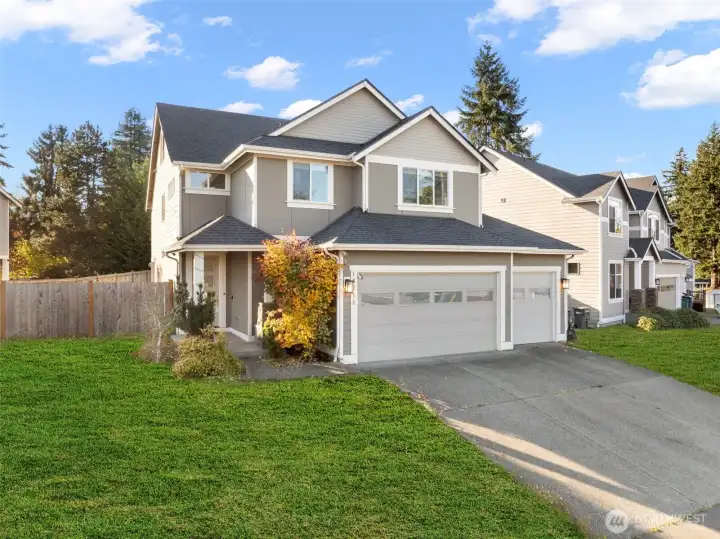 Elevated Lot With 3 Car Garage