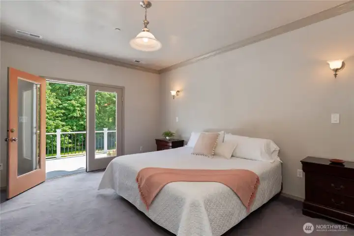 Primary opens up to huge deck