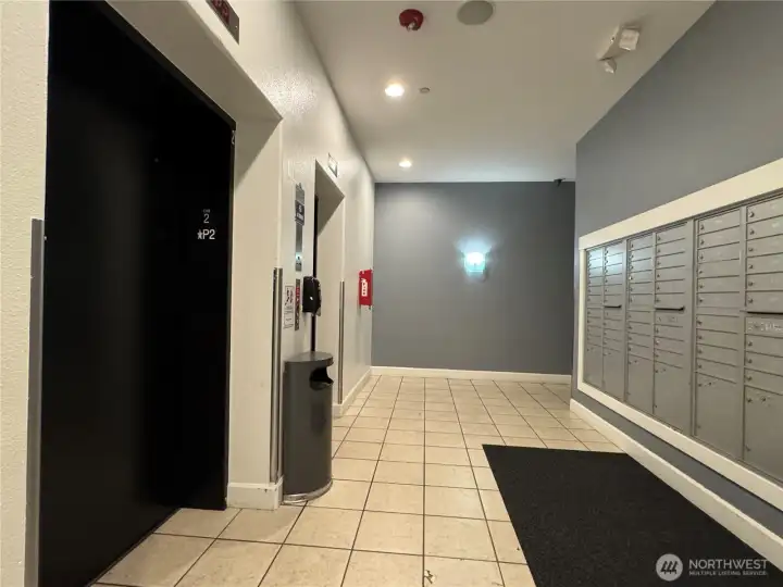 Mail box and Elevators