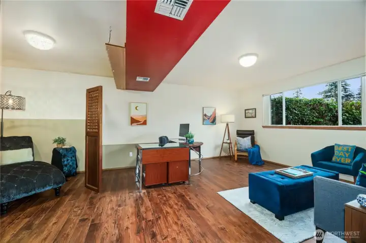 Downstairs rec room.