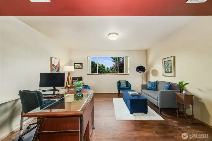 Downstairs rec room.