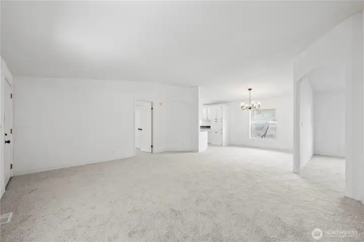 Vaulted ceilings and lots of light!