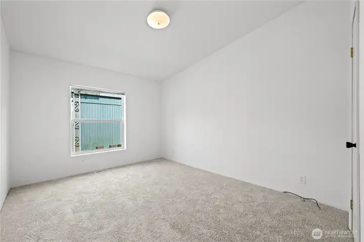 Bedroom number two, good for hobbies or guest bedroom.