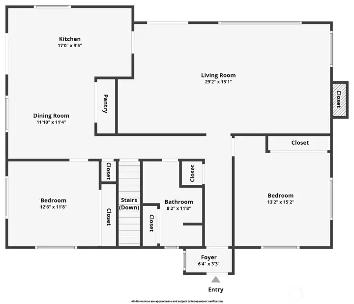 The main floor plan. The main floor plan.