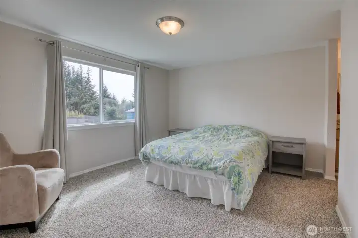 Upper floor primary suite.