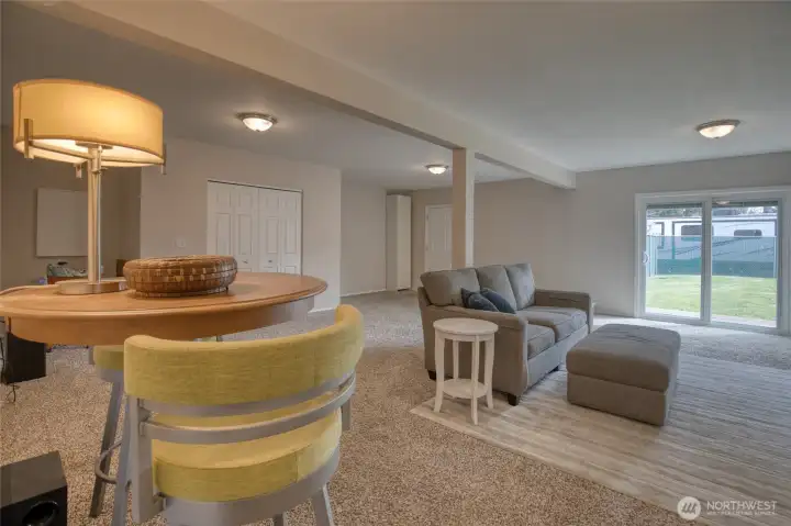 This space also has direct access to the fenced dog run