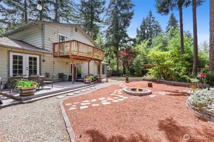 Entertain on the back deck.