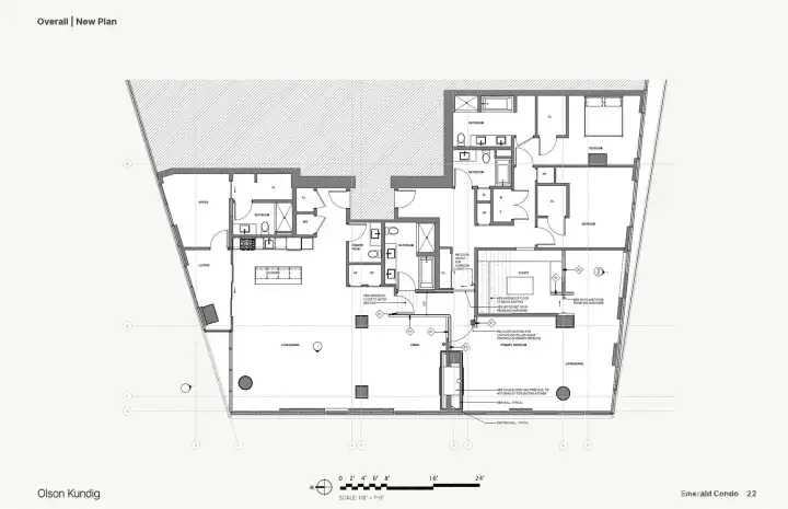 Olson Kundig Designed Combined Floorplan Olson Kundig Designed Combined Floorplan