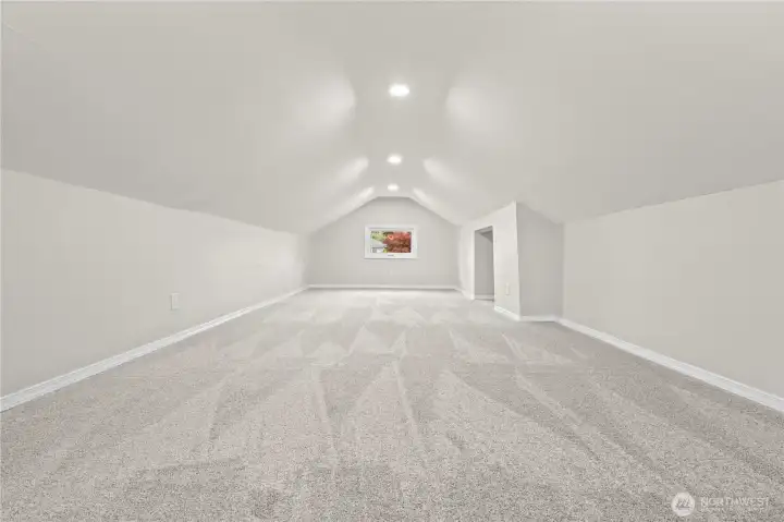 Upstairs Room with Storage Space
