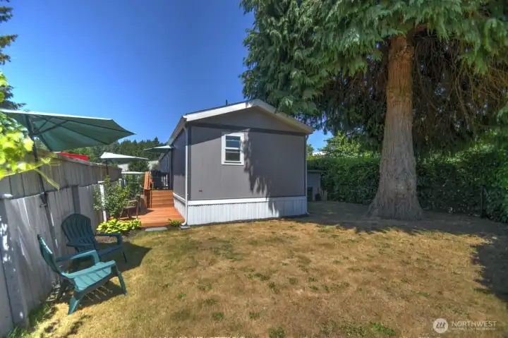 FULLY FENCED BACKYARD