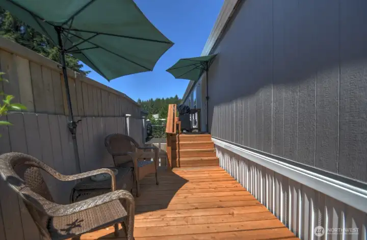 DECK COMING OUT THE BACK DOOR