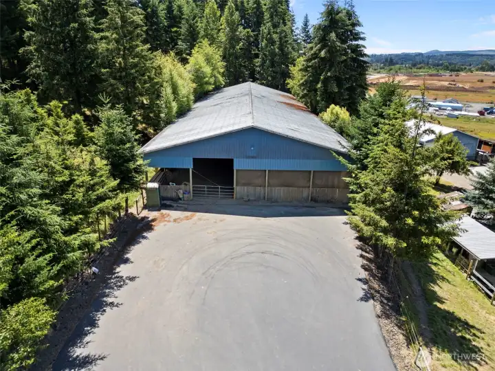 68'X192" Covered, Open Air Arena. 68'X192" Covered, Open Air Arena.