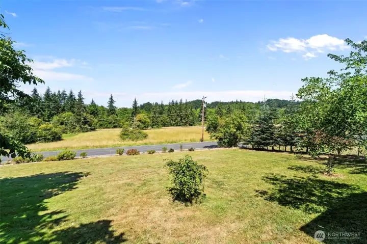 Enjoy beautiful sunsets and a serene view from the deck. Enjoy beautiful sunsets and a serene view from the deck.