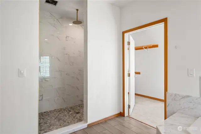 Primary bathroom/closet