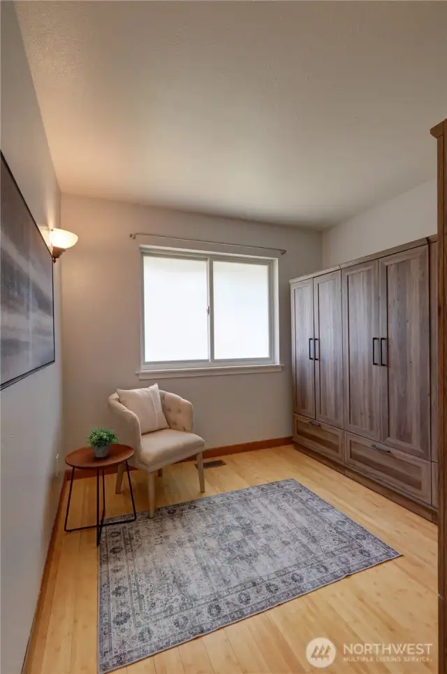 Dressing closet for future custom built ins?