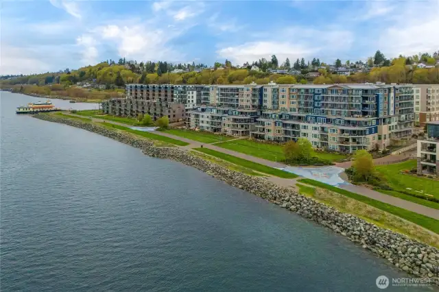 View of the COndo from the water side